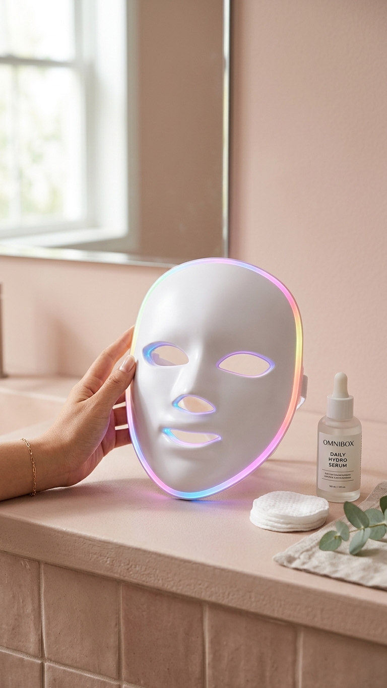 Mascarilla LED Facial Profesional — Tratamiento Antiedad y Acné en Casa