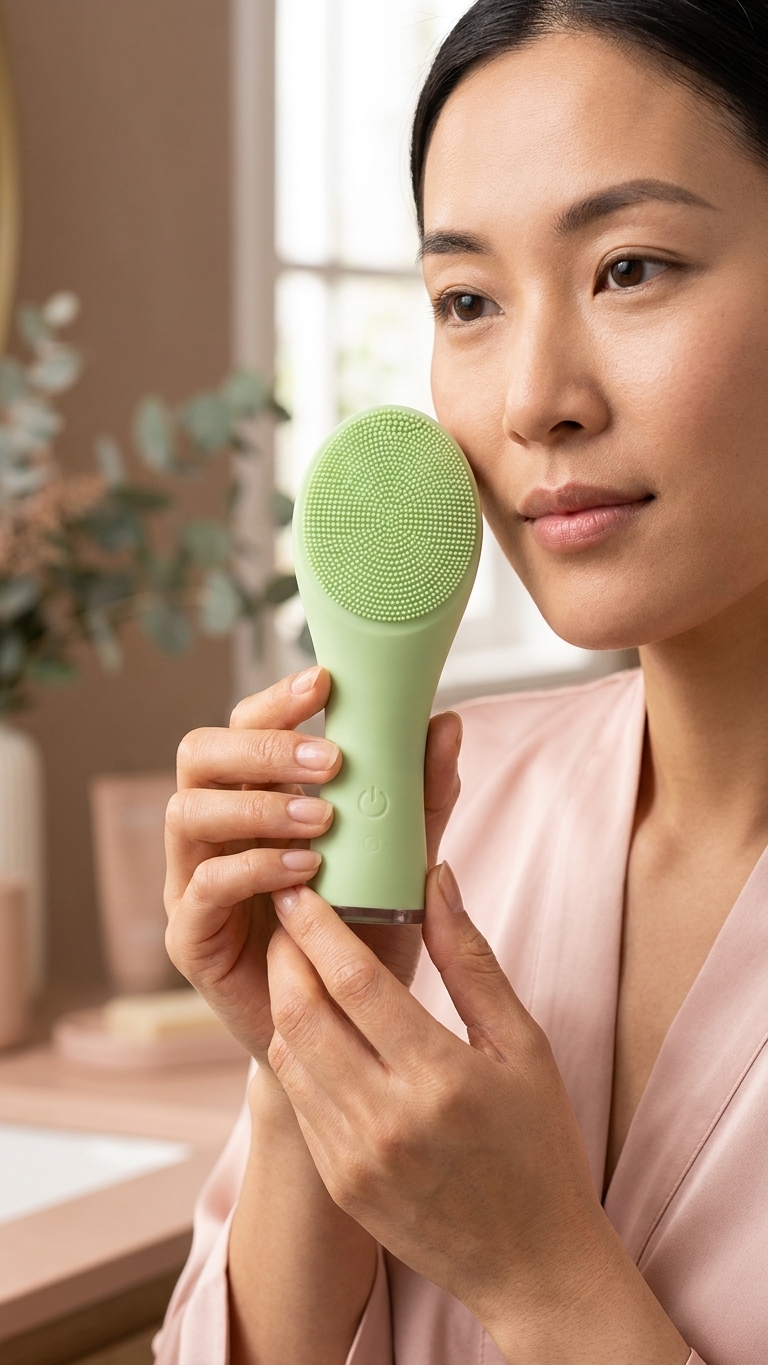 Cepillo Facial Sónico de Limpieza Profunda