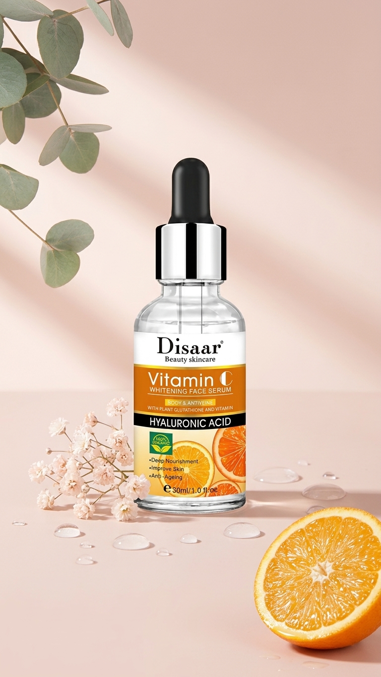 Sérum Vitamina C con Ácido Hialurónico — Iluminador y Antiedad