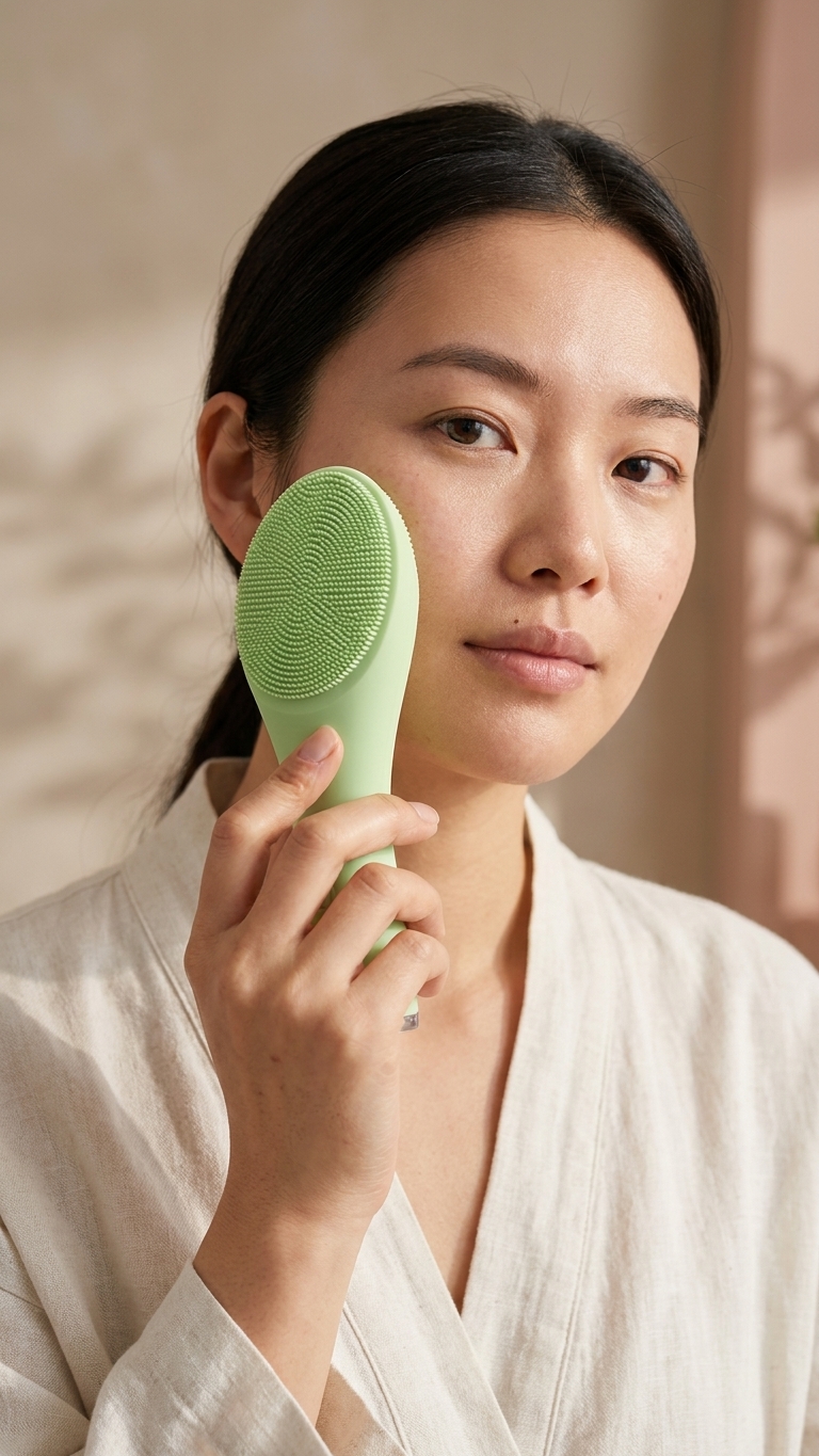 Cepillo Facial Sónico de Limpieza Profunda