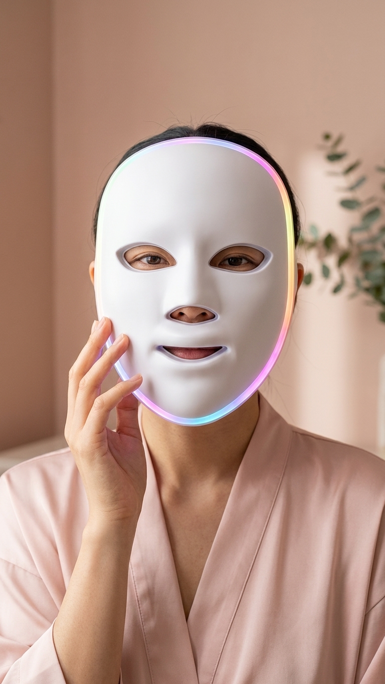 Mascarilla LED Facial Profesional — Tratamiento Antiedad y Acné en Casa