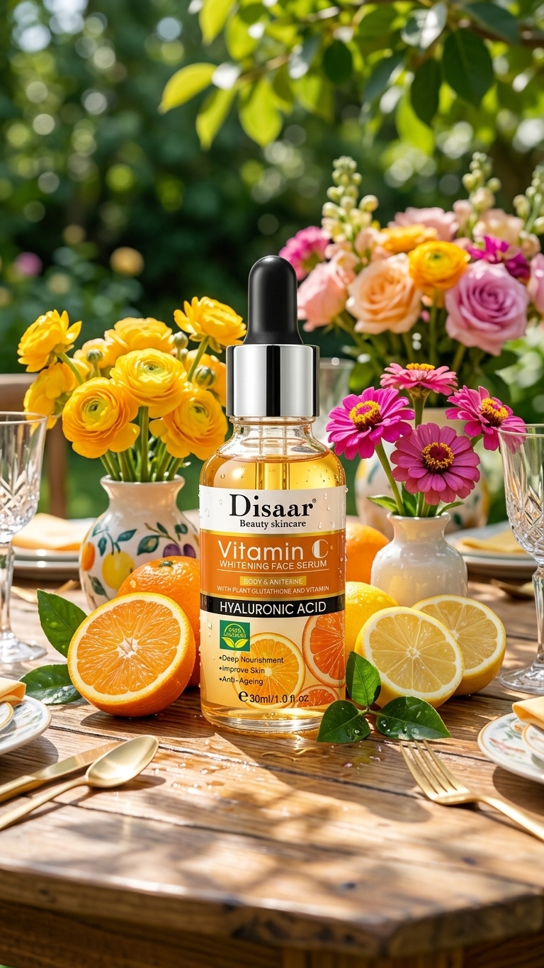 Sérum Vitamina C con Ácido Hialurónico — Iluminador y Antiedad